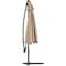 Global Industrial Cantilever Umbrella w/ Crank, Tilt & Cross Brace, Olefin Fabric, 10'W, Tan 436972TN - alternate 5